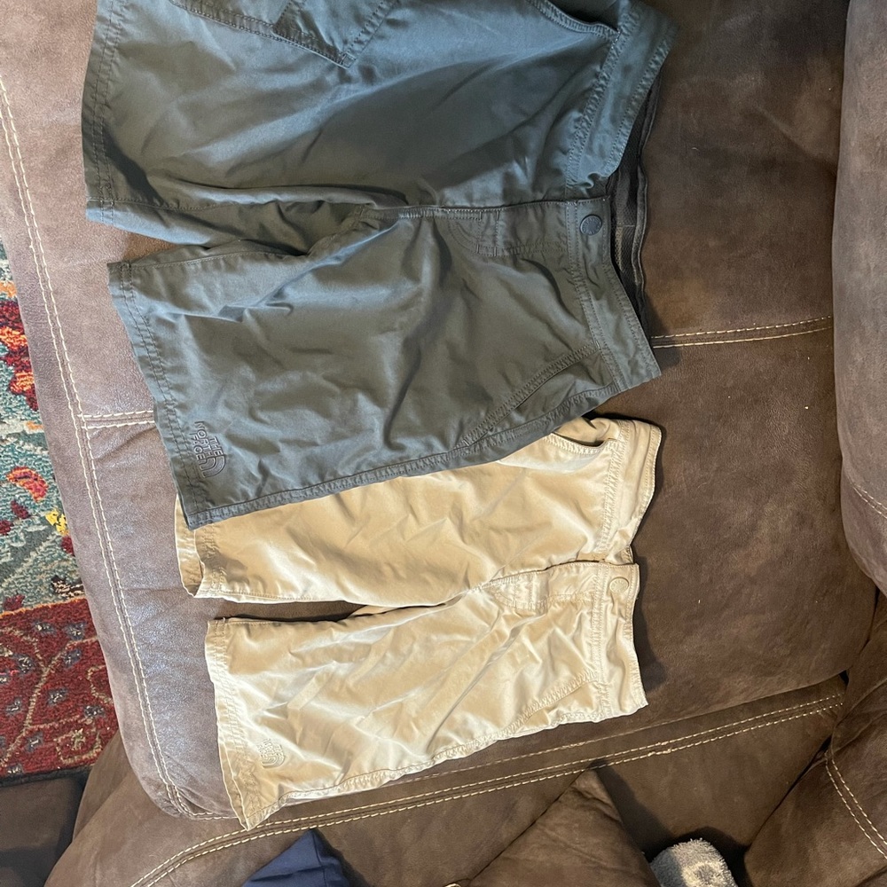 Two pairs of S (7/8) north face shorts